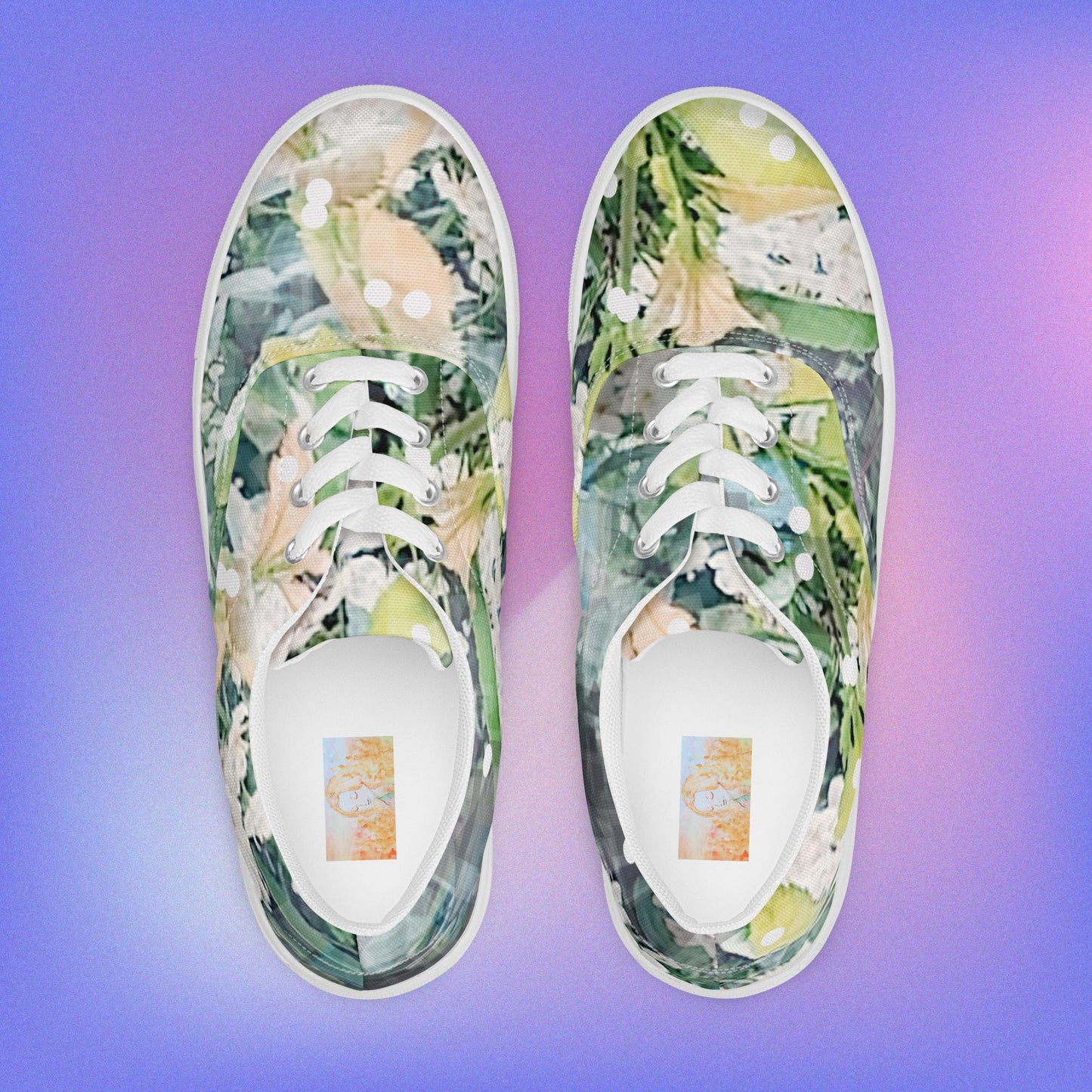 Blossomi: Women’s lace-up canvas shoes