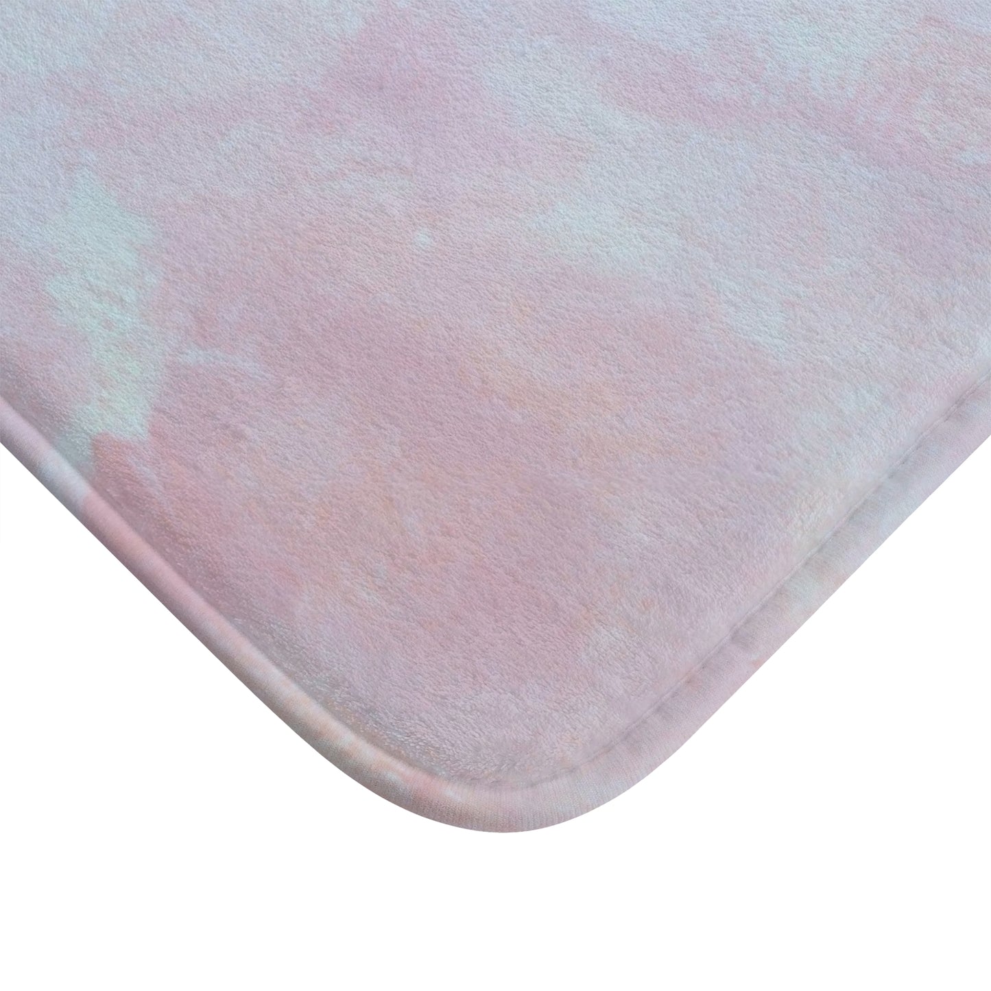 Summit of Love: (24"x17") Soft Pastel Bathmat, Plush Bathroom Rug, Ethereal Chic Decor, Relaxing Home Accessory, Gift for Housewarming, Spa Vibes