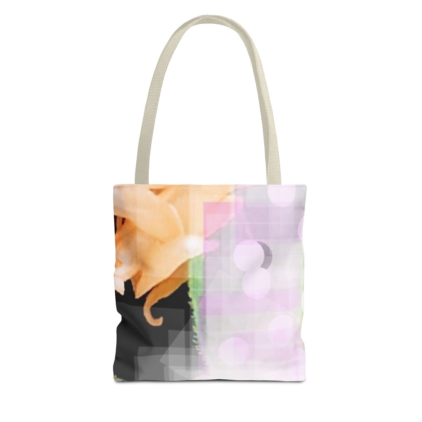 Honey Creme: Tote Bag (AOP): 13"x13"