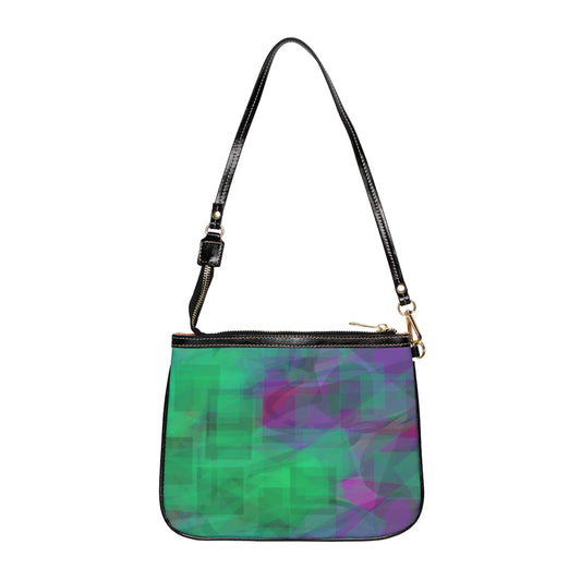 Gong:  Vibrant Geometric Small Shoulder Bag for Casual Outings