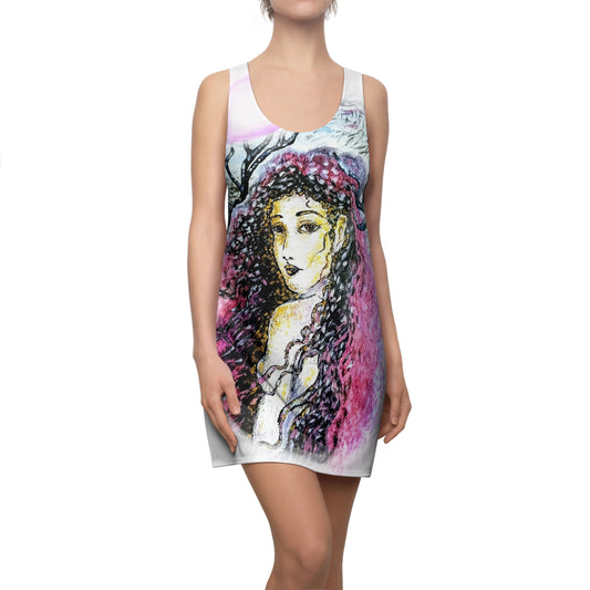 Thru the Wilderness:  Women's Cut & Sew Racerback Dress (AOP)