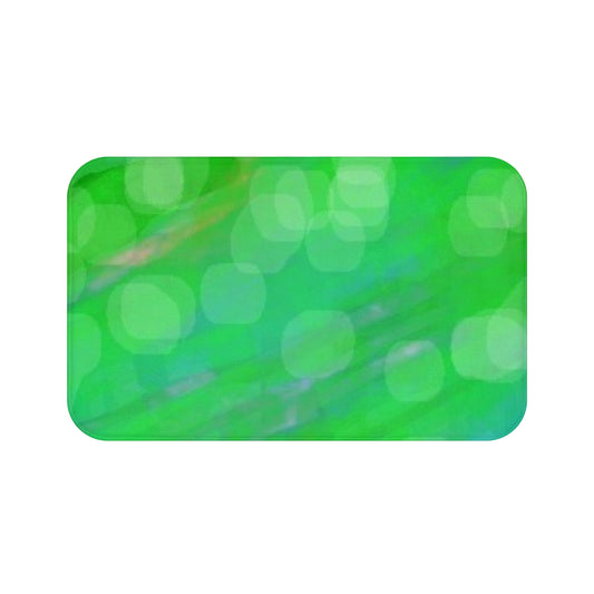 Earth child: (34"x21") Vibrant Green Bathmat, Eco-Friendly Home Decor, Modern Bathroom Rug, Spa Vibe Mat, Gift for Housewarming, Spring Home Upgrade