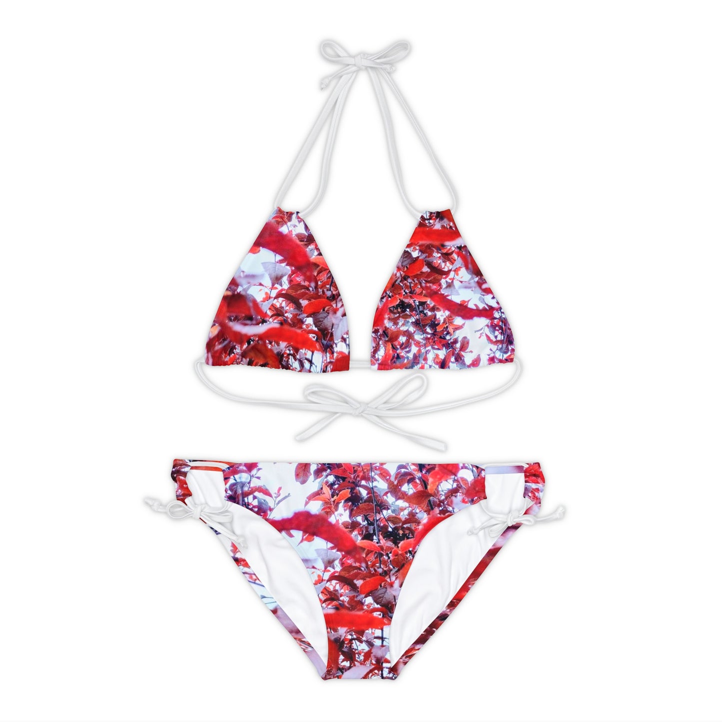 Garnet:  Strappy Bikini Set (AOP)