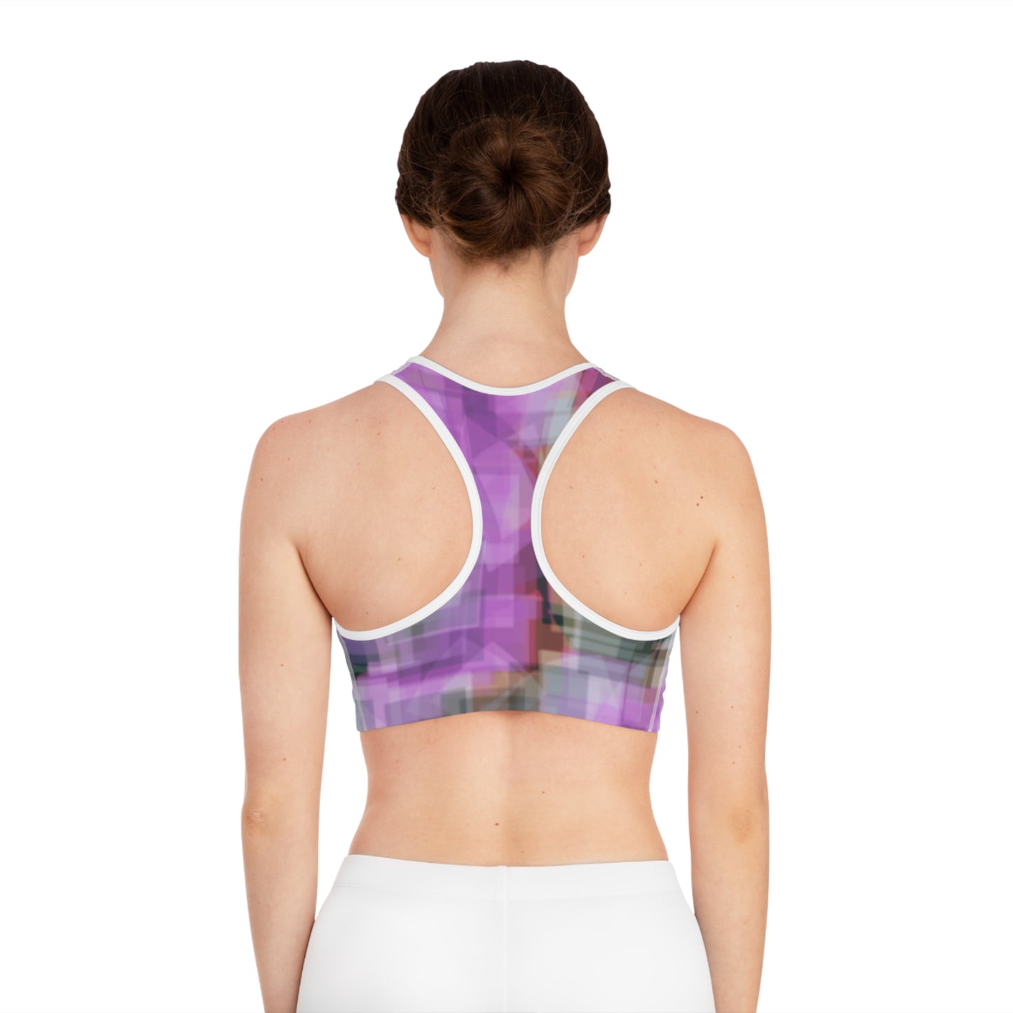 Edie:  Chill Vibrant Sports Bra, Workout Top, Athleisure Wear, Activewear, Fitness Apparel, Unique Gift for Fitness Enthusiasts