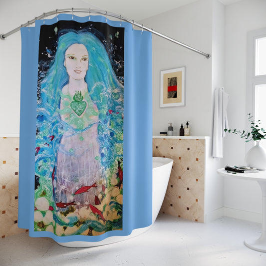 Waterfall Nymph: Polyester Shower Curtain: