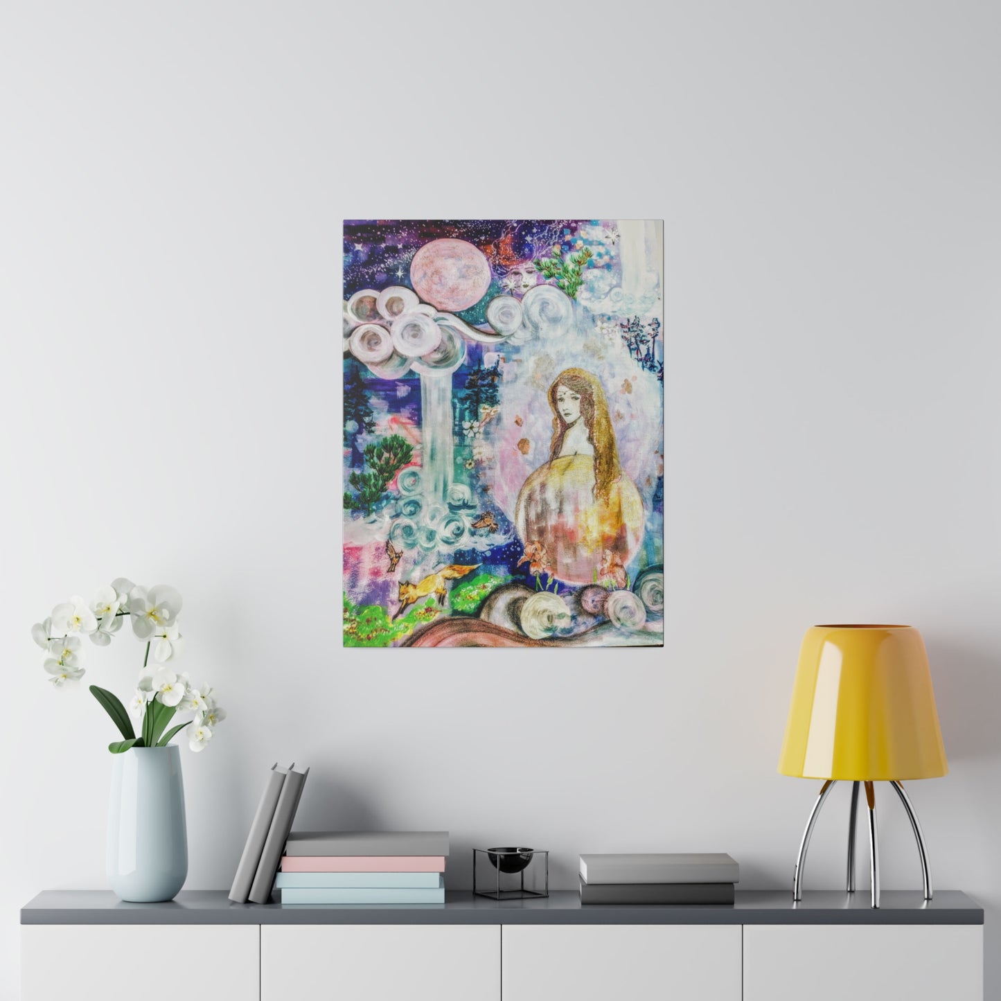 Forest Princess: Print on Matte Canvas, Stretched, 0.75", 18"x24"