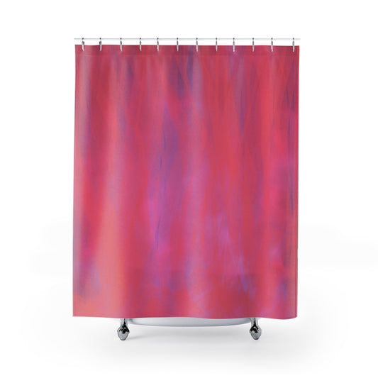 Aphrodite:  Abstract Pink tones Shower Curtain - Modern Bathroom Decor
