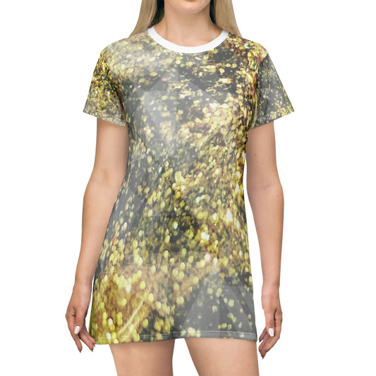 Freestyle Goldie:  T-Shirt Dress (AOP)