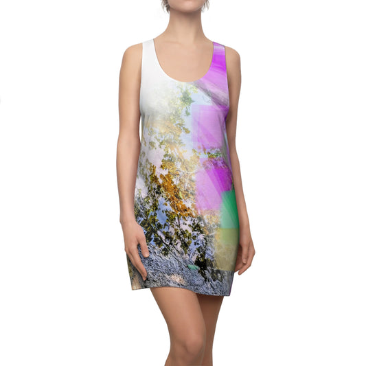 Light Bright:  Women's Cut & Sew Racerback Dress (AOP)