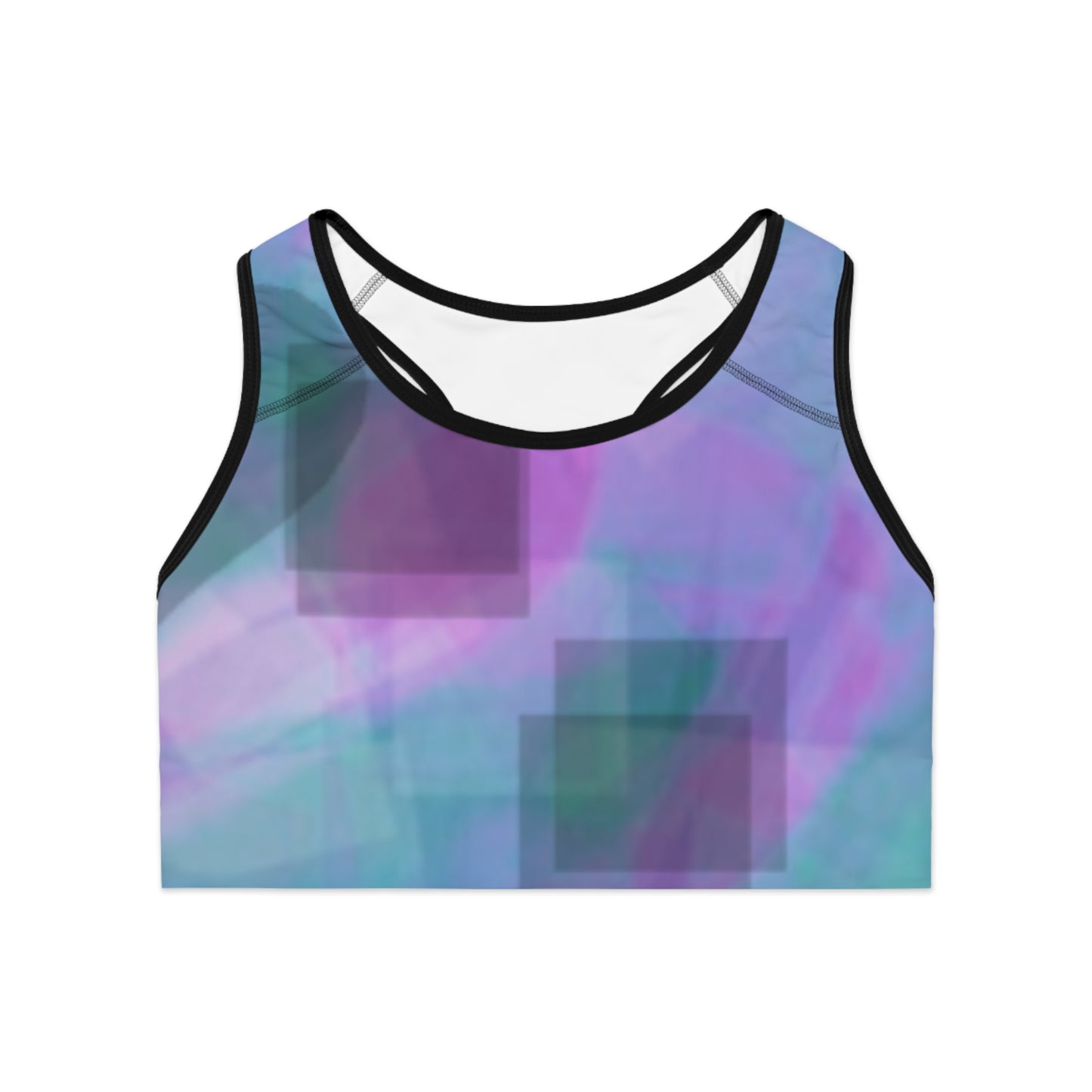 Ronnie: Colorful Sports Bra, Workout Gear, Activewear, Fitness Apparel, Dance Top