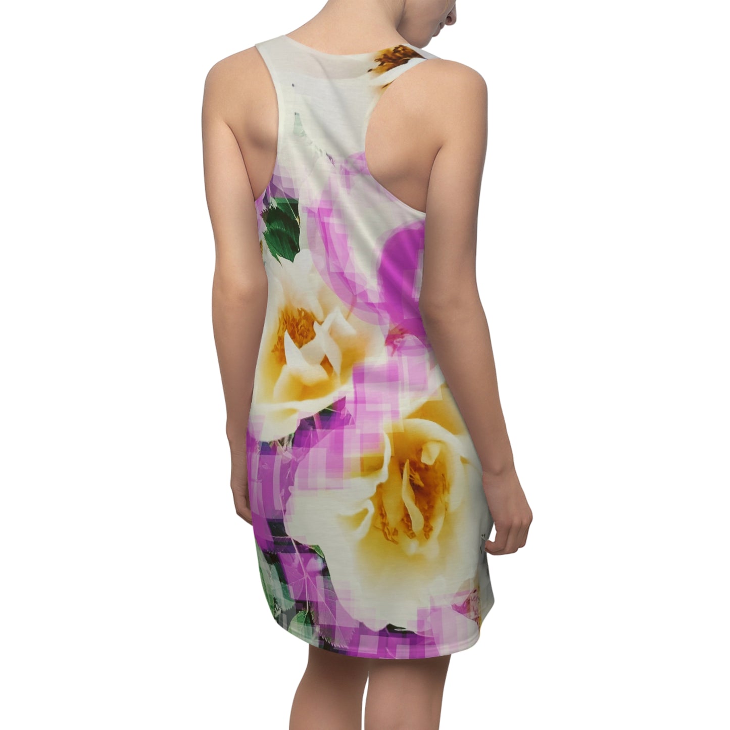 Divine Bouquet II:  Women's Cut & Sew Racerback Dress (AOP)