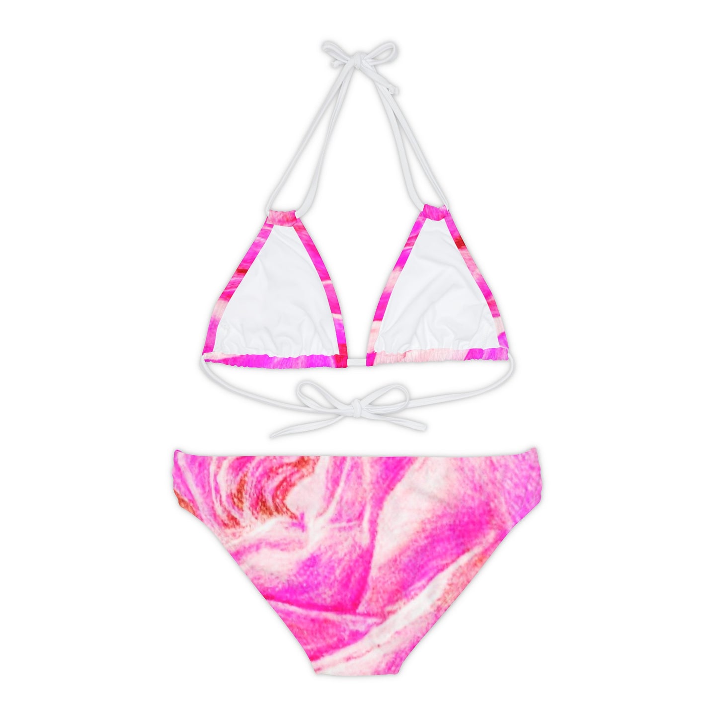 Rose High: Strappy Bikini Set (AOP)