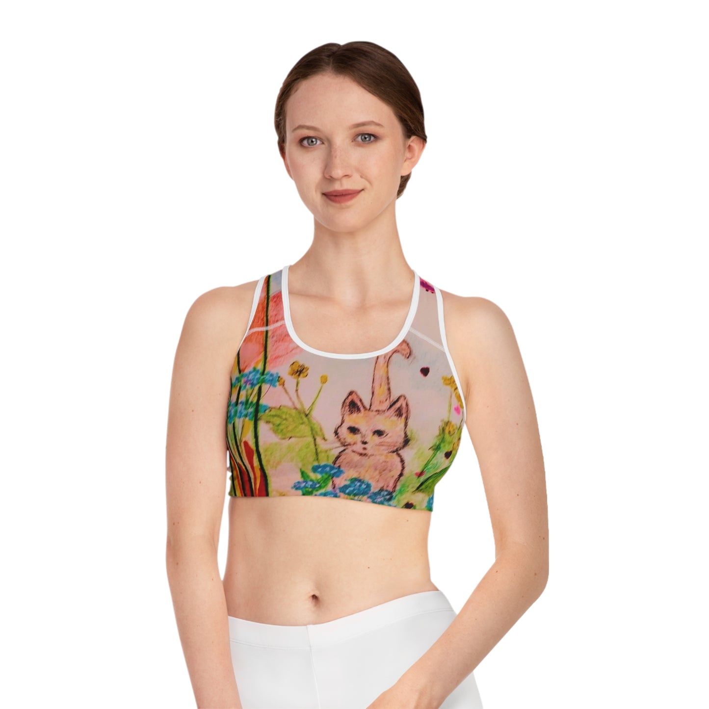 Katty's Garden:  Sports Bra (AOP)