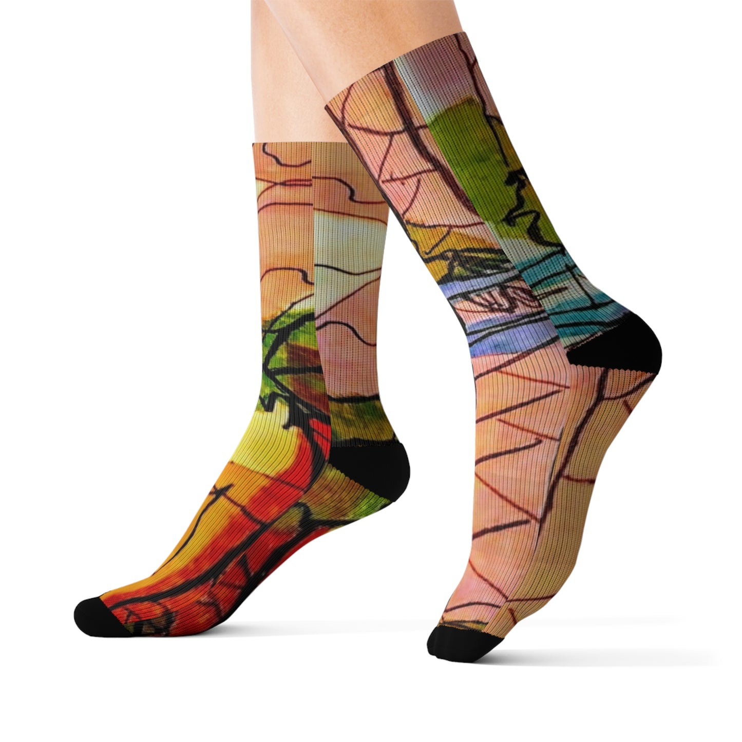 Sunset Village:  Sublimation Socks