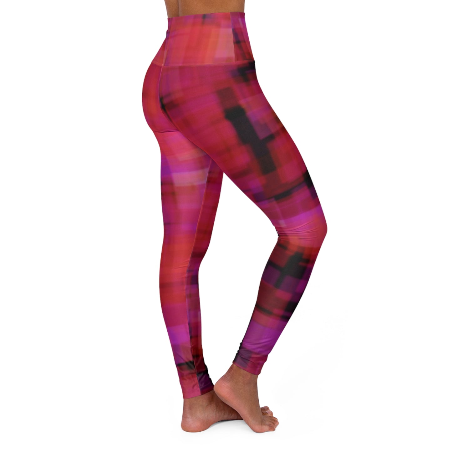 Amaltheia: Vibrant High Waisted Leggings, Workout Leggings, Fitness Fashion, Dance Wear, Streetwear