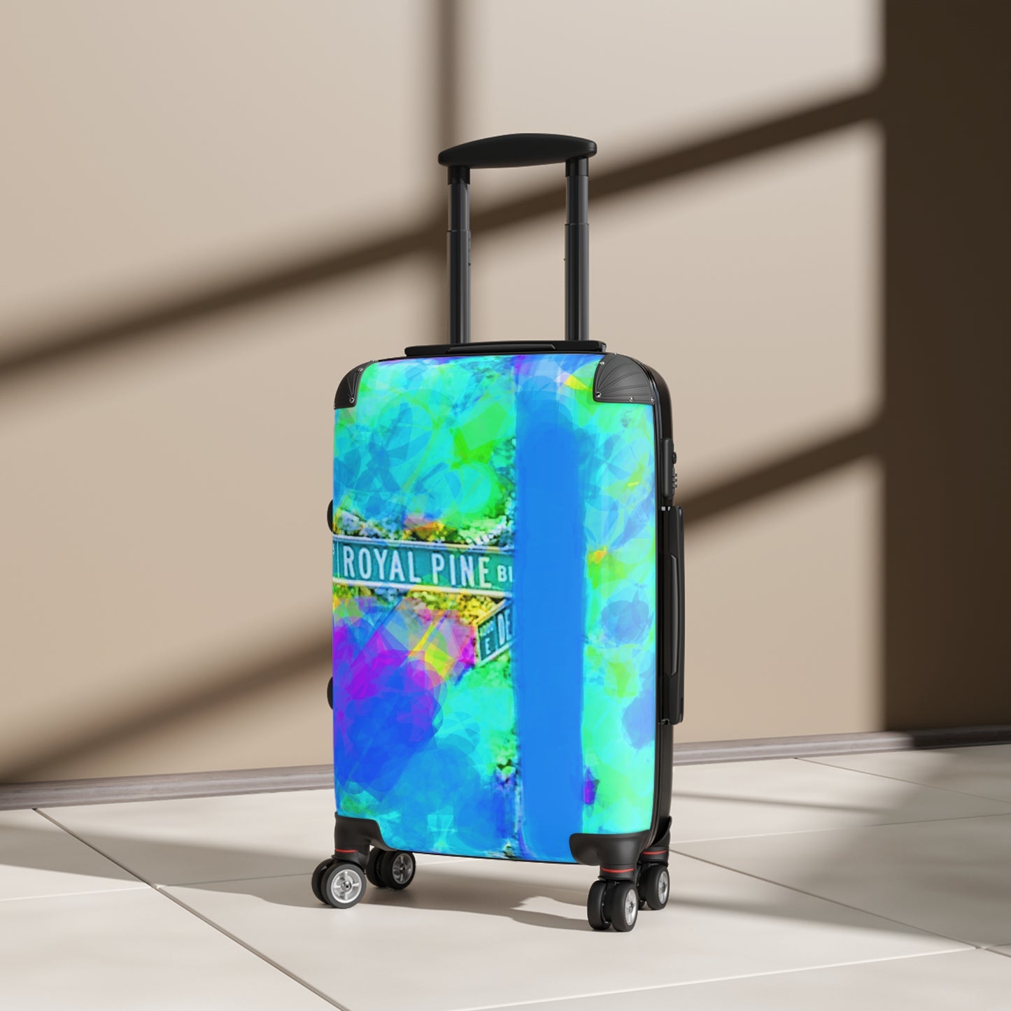 Royal Pine Bl:  Suitcase (Sm)