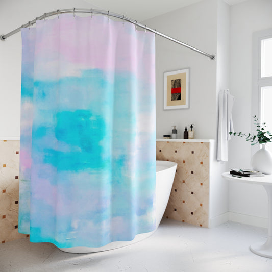 Pastel Song:  Polyester Shower Curtain