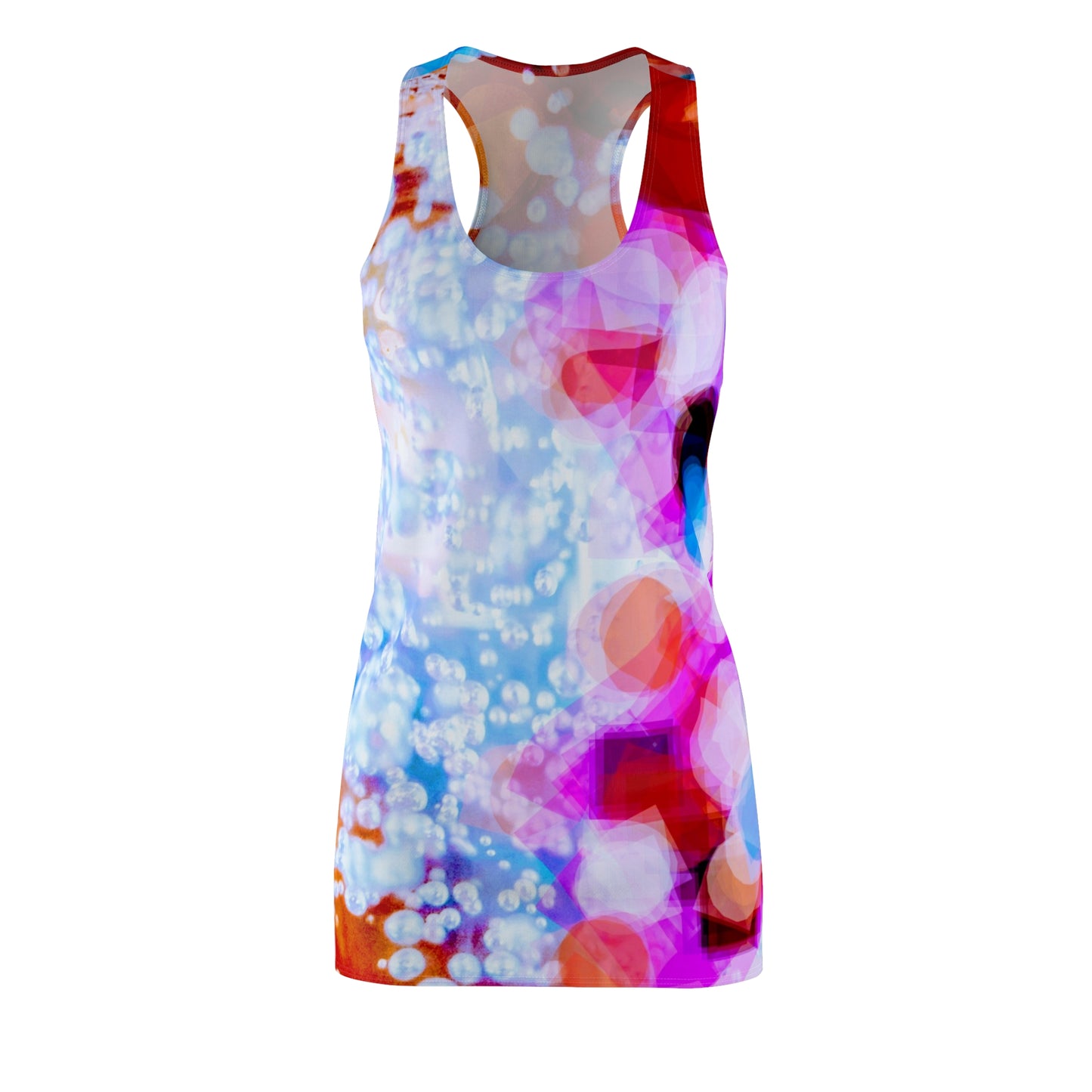 Effervescent:  Women's Playful Racerback Dress, Relaxed wear