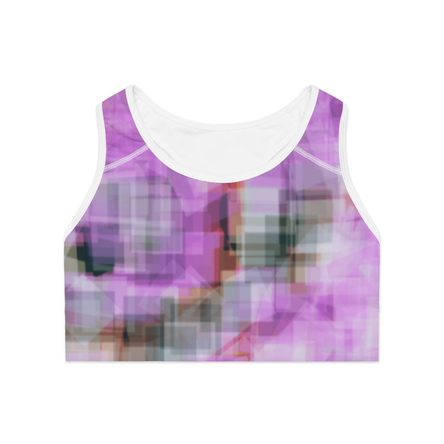 Edie:  Chill Vibrant Sports Bra, Workout Top, Athleisure Wear, Activewear, Fitness Apparel, Unique Gift for Fitness Enthusiasts