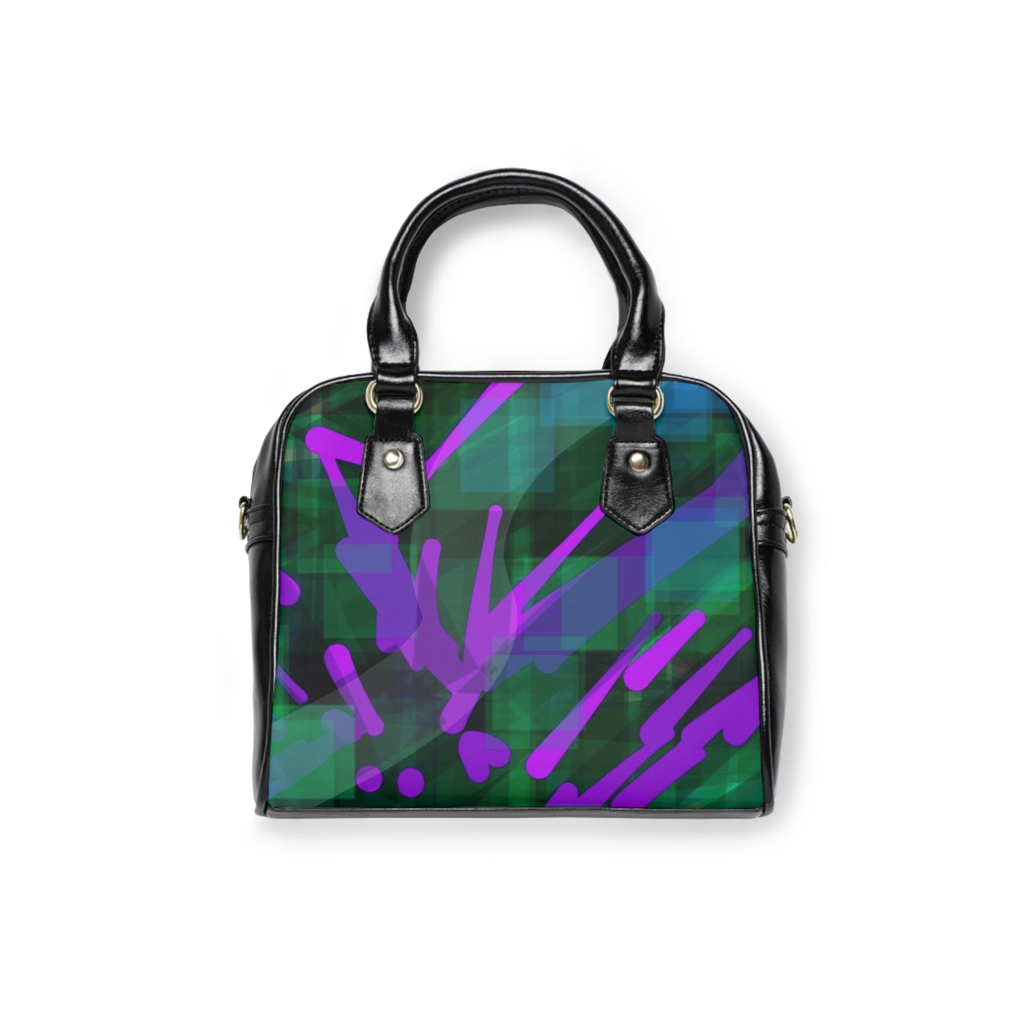 Daphne:  Vibrant Abstract Shoulder Handbag - Stylish Large Tote for Everyday Use