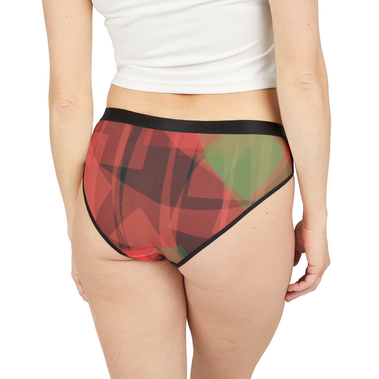 Lupe:  Vibrant Women's Bikini Underwear - Abstract Pattern Comfort