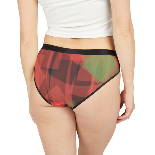 Lupe:  Vibrant Women's Bikini Underwear - Abstract Pattern Comfort