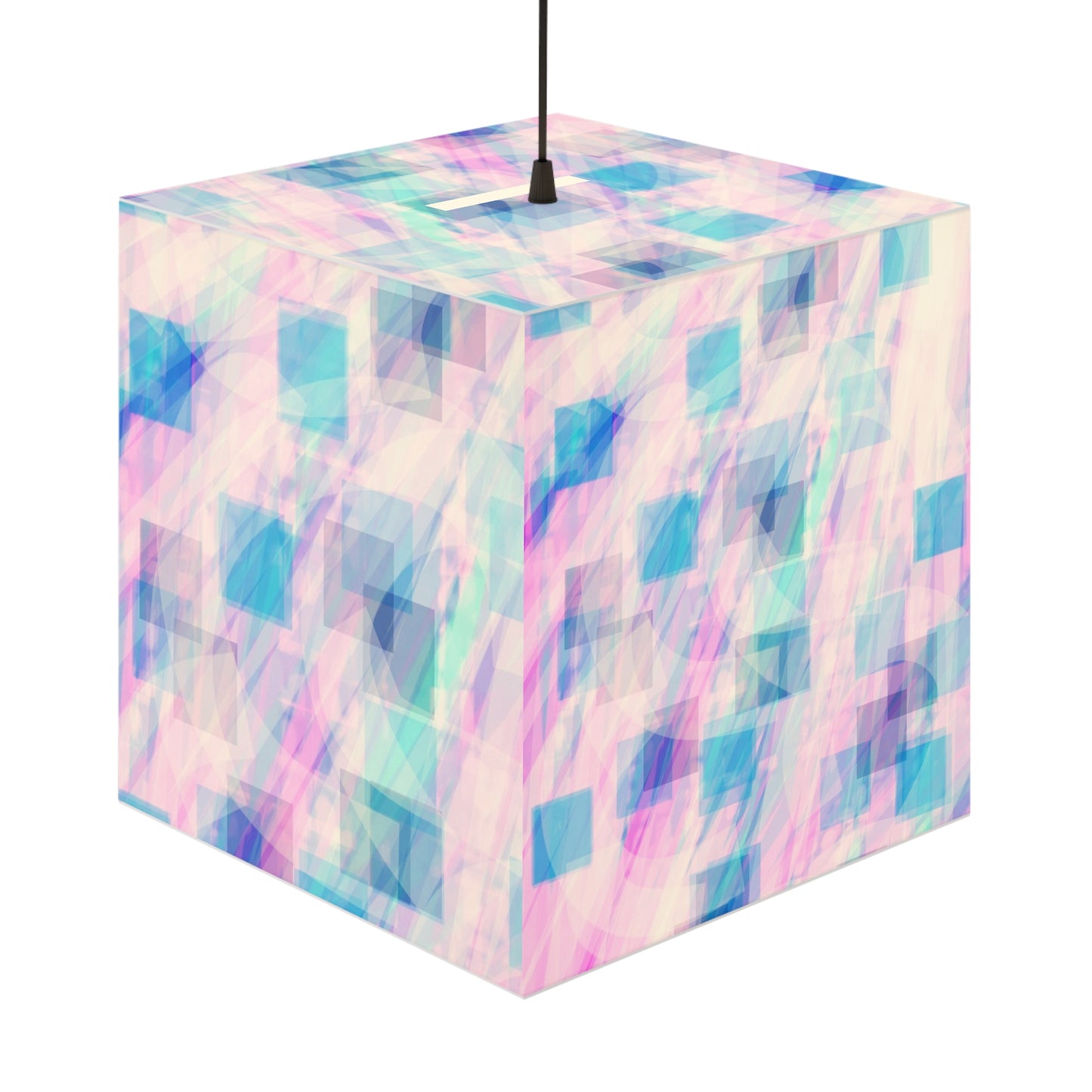 Light Codes:  Good Vibes Colorful Pendant Light - Modern, Boho Atmosphere, Home Decor, Unique Gift, Soothing Ambiance, Bedroom, Living Room, Table Lamp