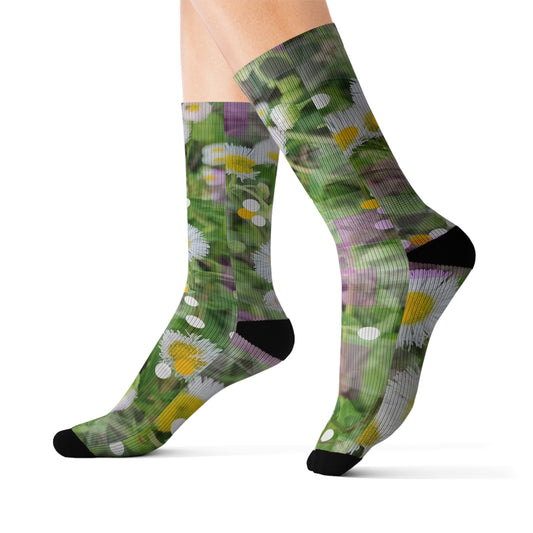 Wildflowers:  Sublimation Socks