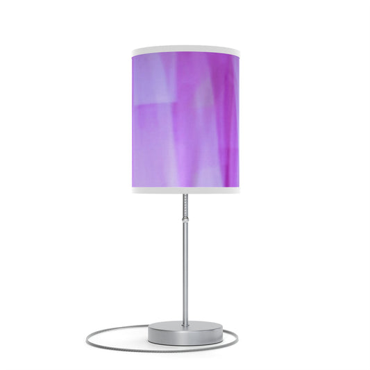 Amethyst Waves: Modern Purple Table Lamp, Stylish Home Decor, Ambient Lighting, Bedroom or Living Room Accent, Perfect Gift for Housewarming or Holidays