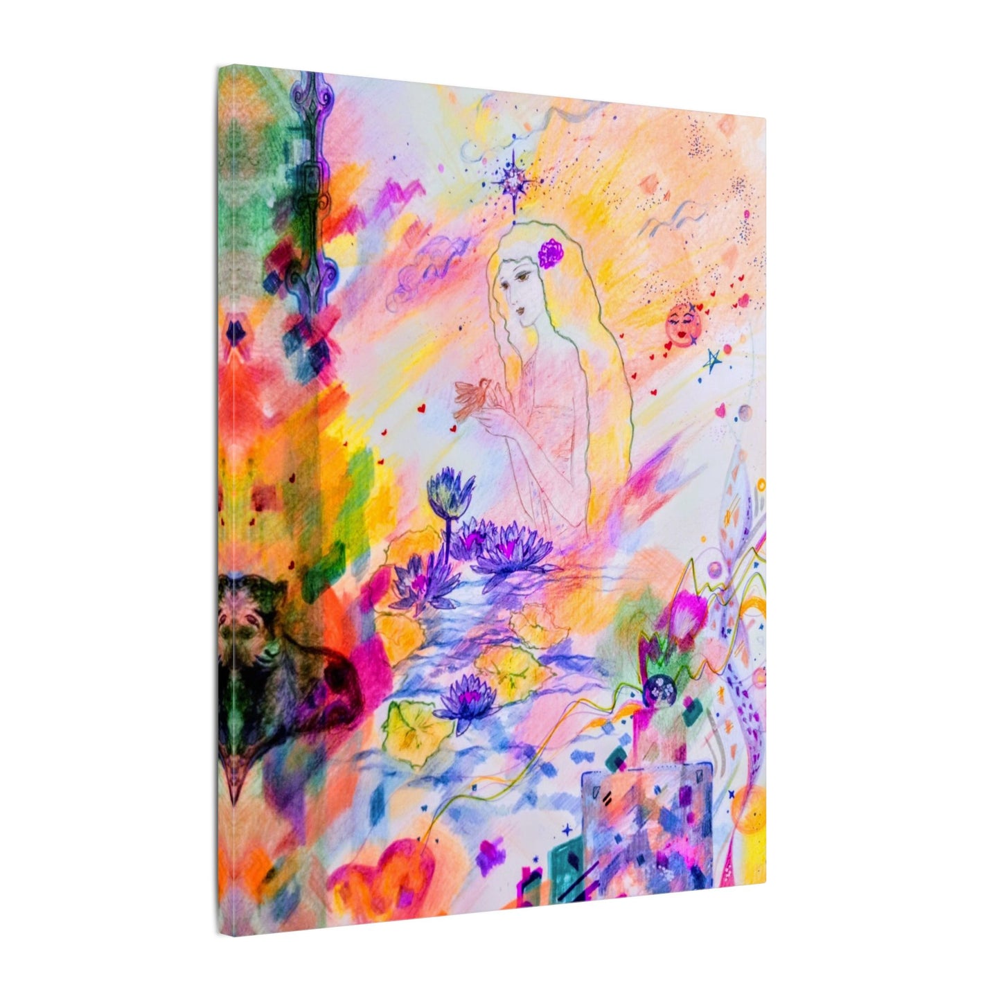 Cherish: Print Matte Canvas, Stretched, 0.75", 16"x20"