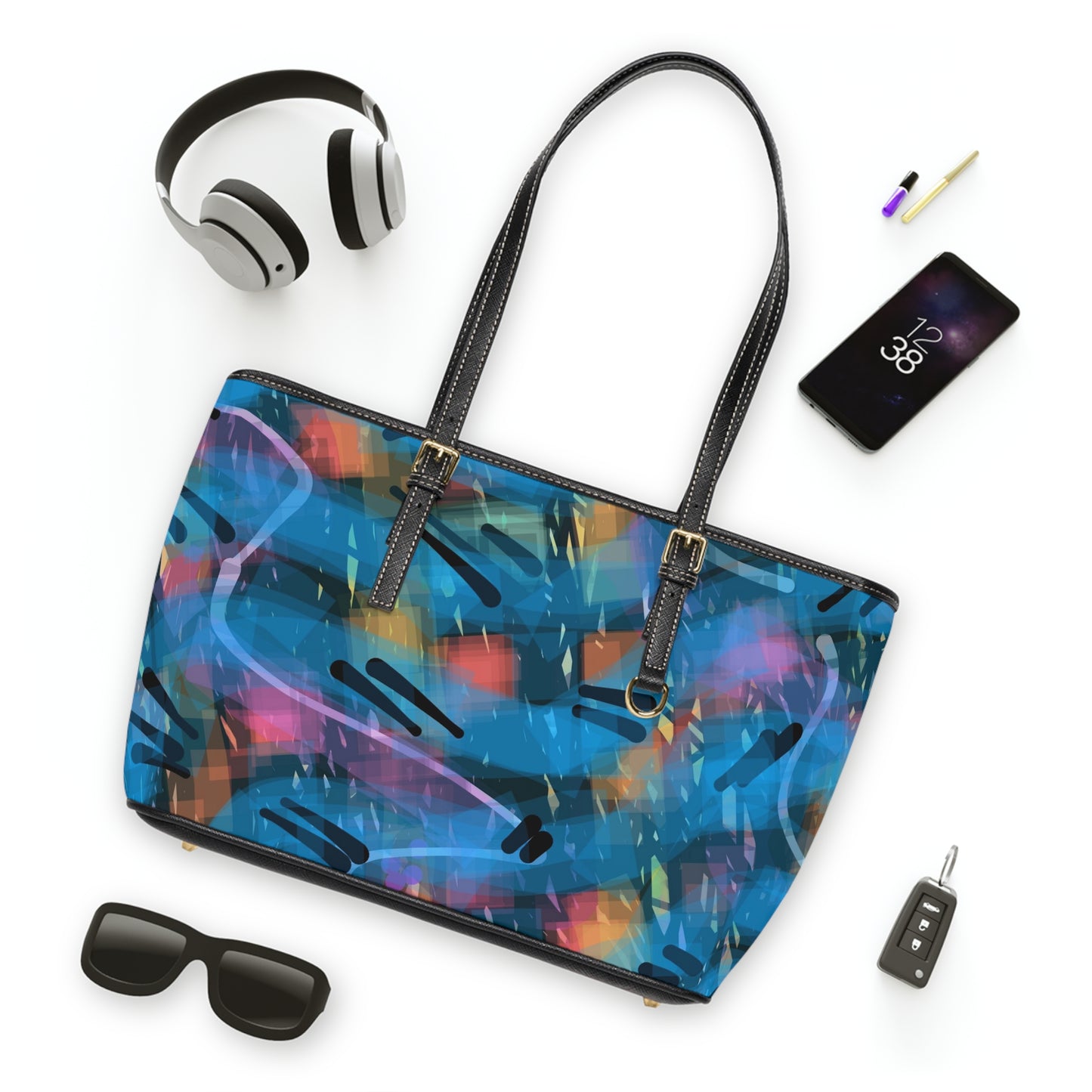 Louise:  Vibrant PU Leather Shoulder Bag - Stylish and Functional Tote for Everyday Use