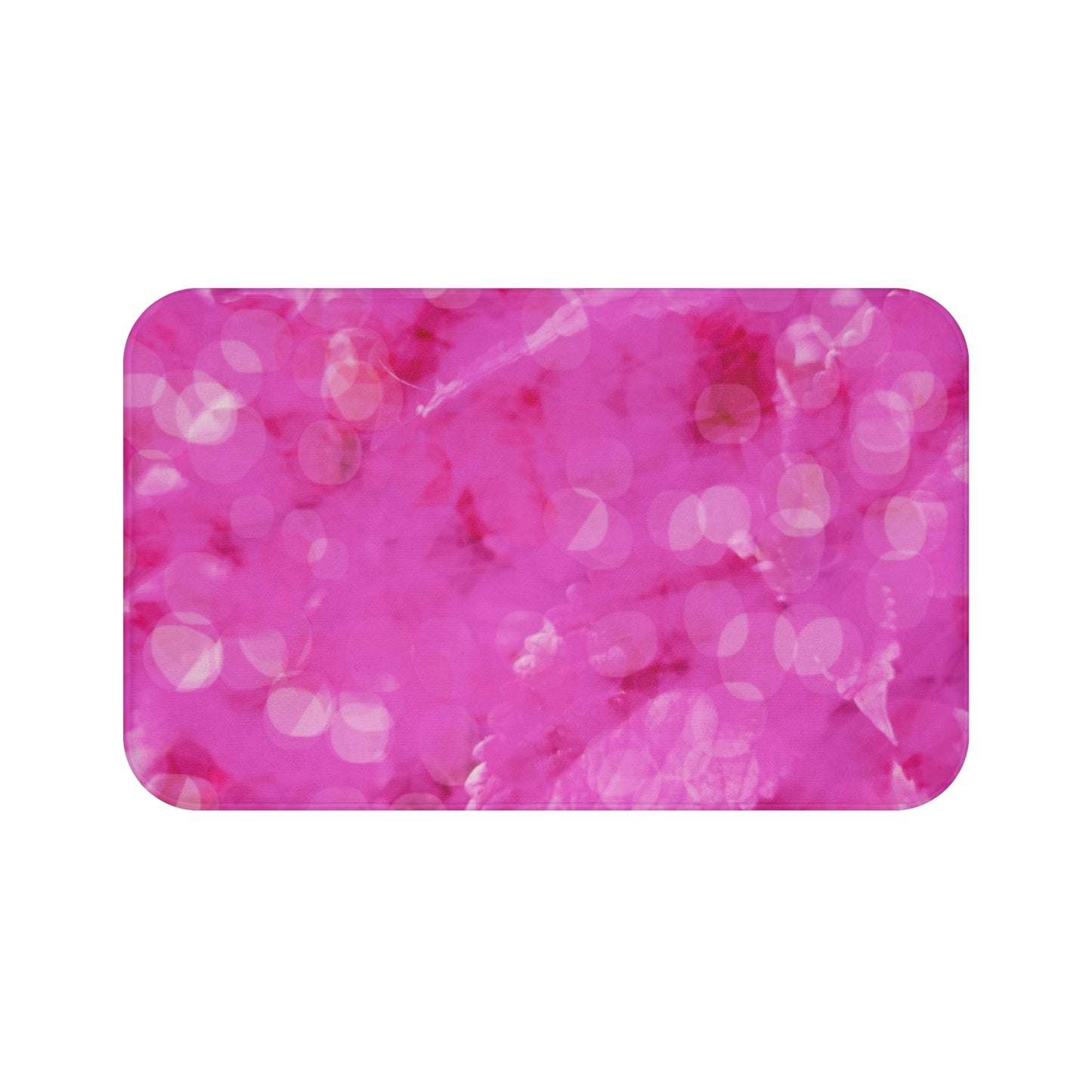 Jubilee: (34"x21") Vibrant Pink Bathmat - Soft, Absorbent, Non-Slip | Ideal for Gifts, Bathroom Decor, Relaxing Spaces, Holiday Home, Cozy Atmosphere