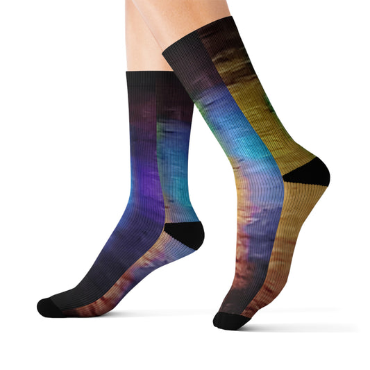 Neon Rain II:  Sublimation Socks