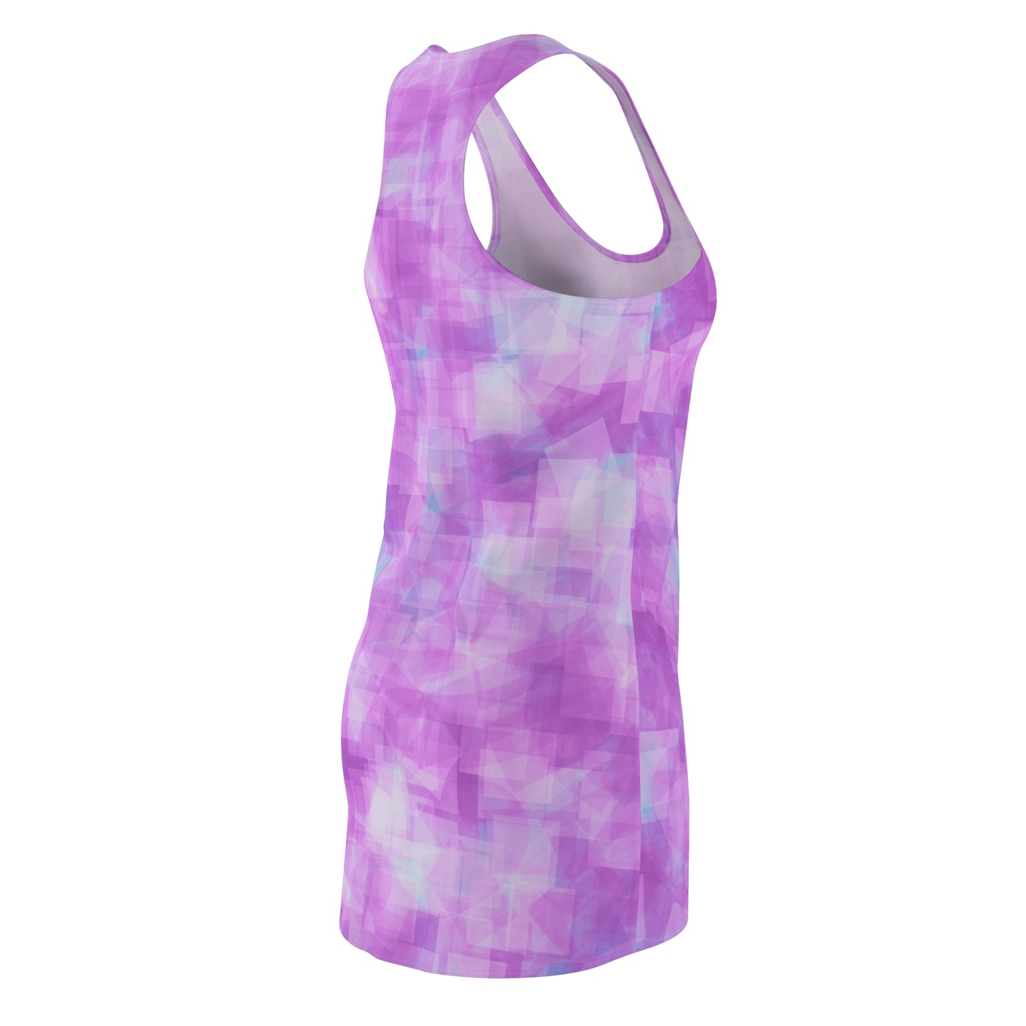 Betty:  Pastel Abstract Racerback Dress for Women - Stylish Summer Casual Wear