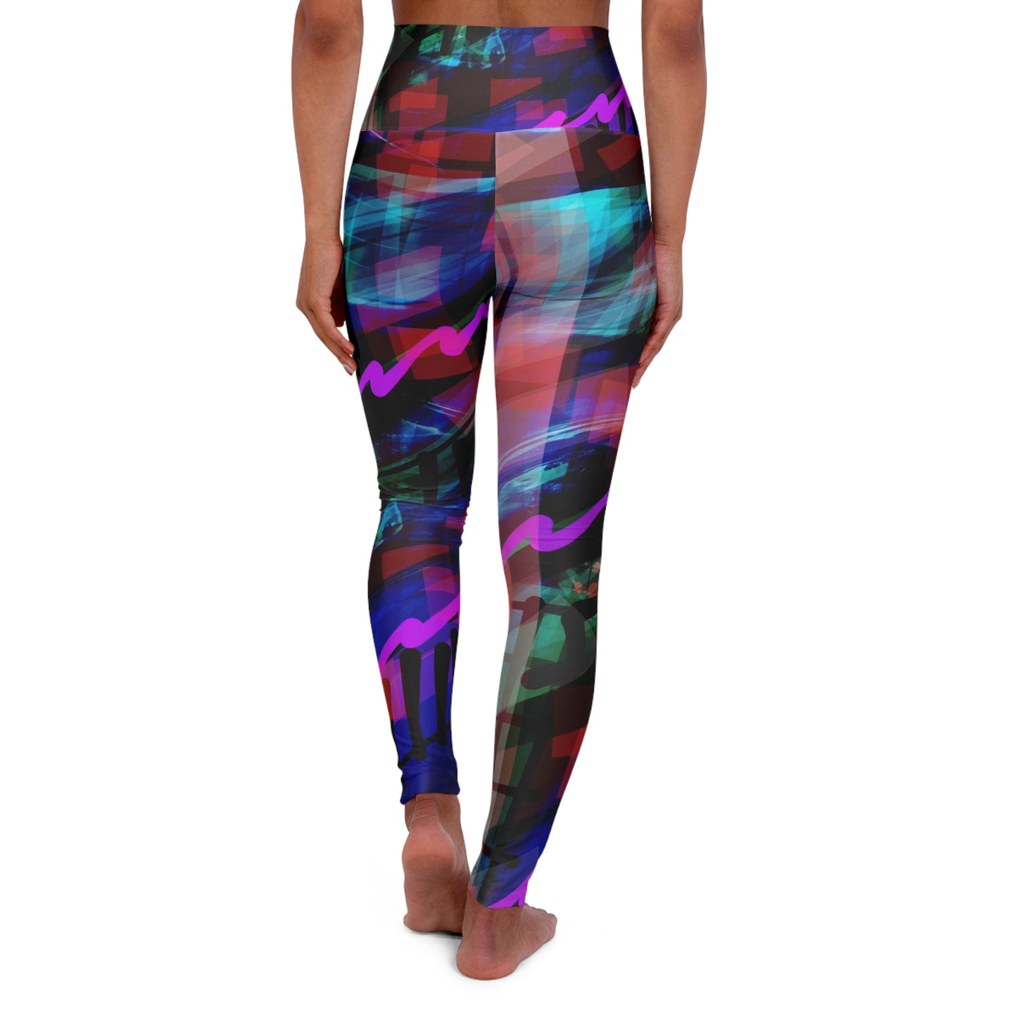Marianne:  Vibrant High Waisted Leggings - Stylish Activewear for Fitness Enthusiasts, Casual Chic Streetwear Fashion