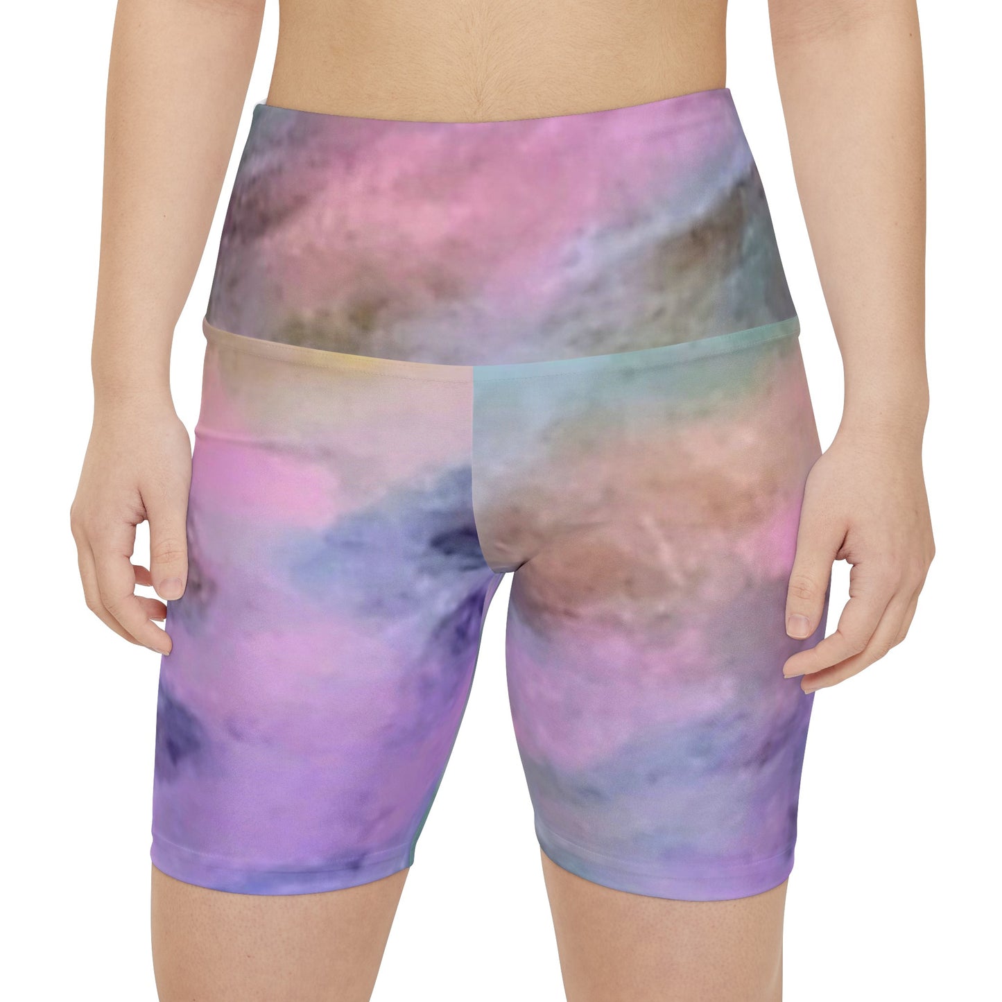 Peace & Luv:  Women's Workout Shorts (AOP)