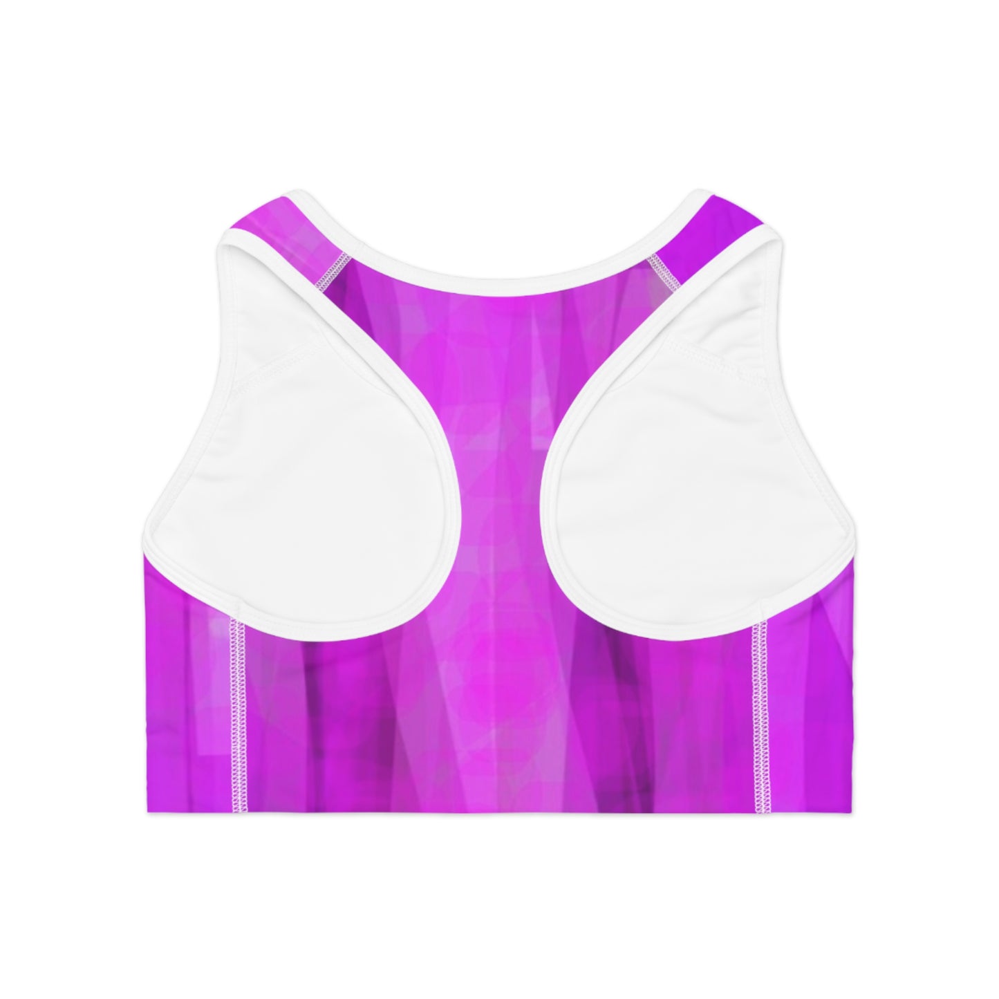 Jodie: (WH Trim) Stylish Sports Bra with Abstract Design | Workout Top, Fitness Apparel, Gym Bra, Activewear, Dancewear