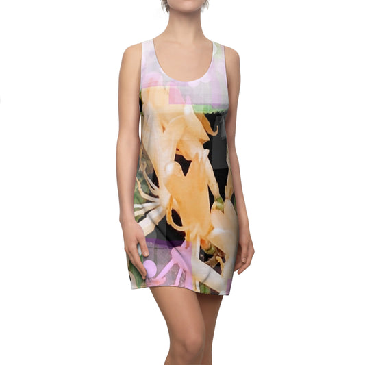 Honey Creme: Women's Cut & Sew Racerback Dress (AOP)