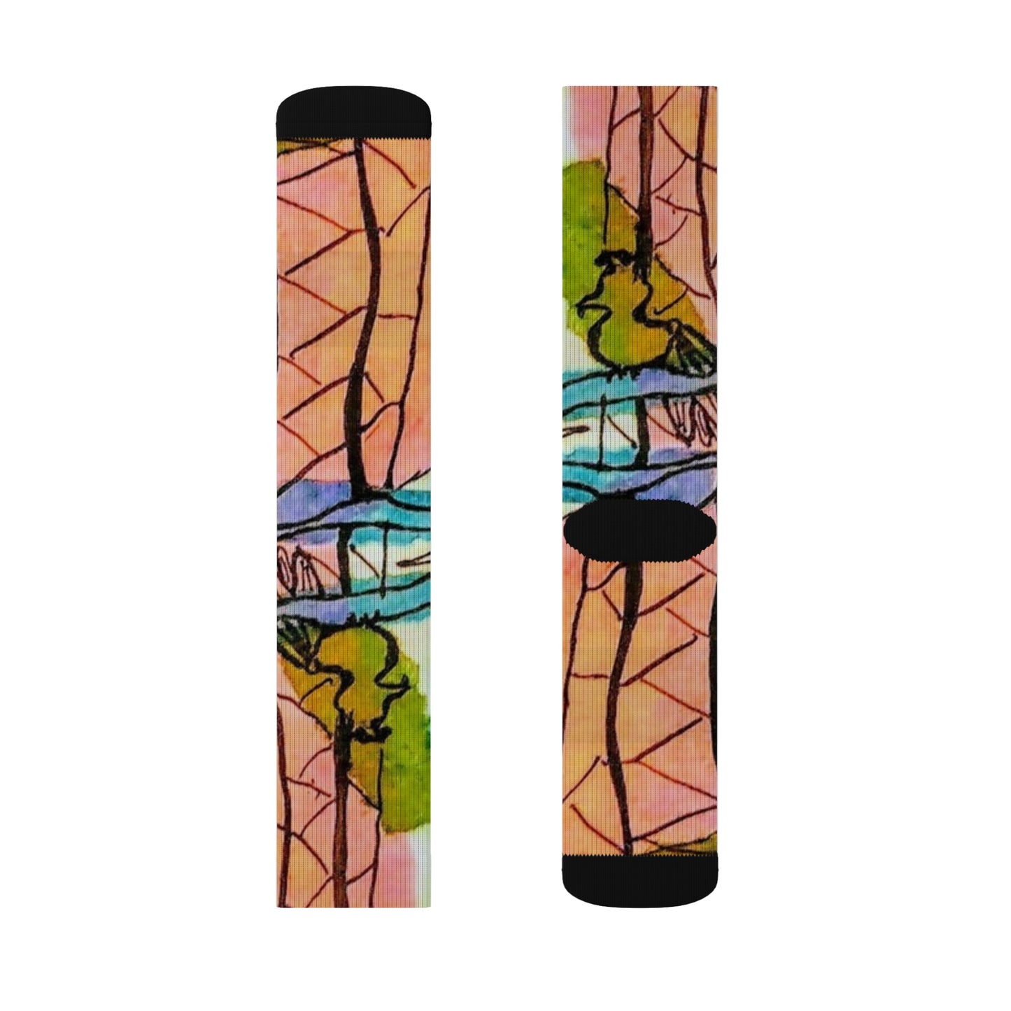 Sunset Village:  Sublimation Socks