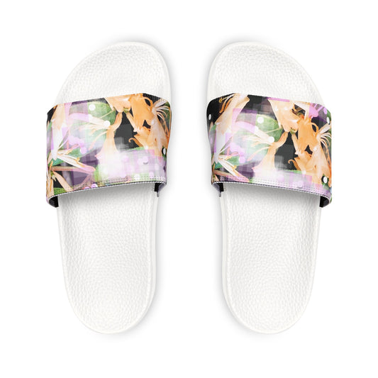 Honey Creme:  Women's PU Slide Sandals