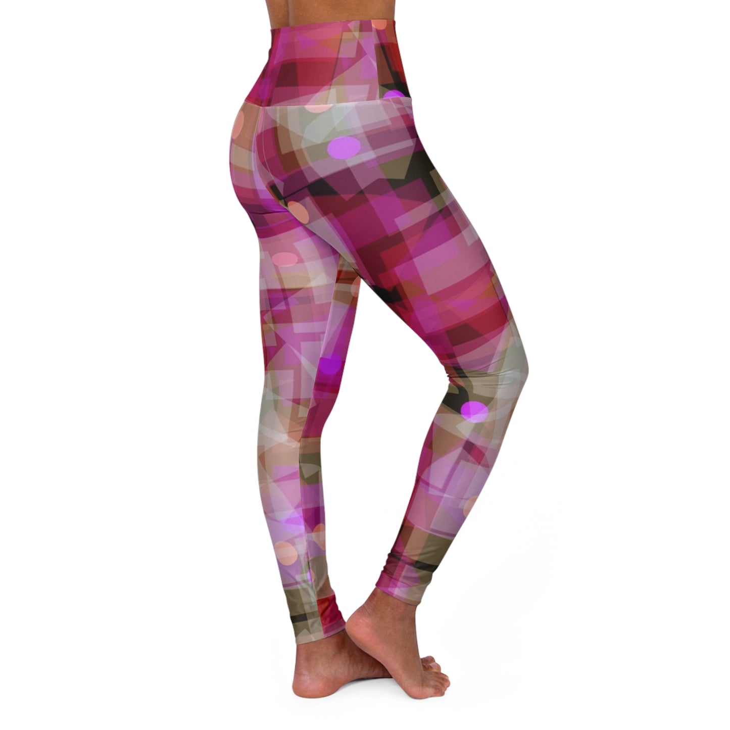 Faye:  Vibrant High Waisted Fashion Leggings, Colorful Workout Tights, Activewear for Women, Stylish Fitness Leggings, Perfect for Exercise & Streetwear