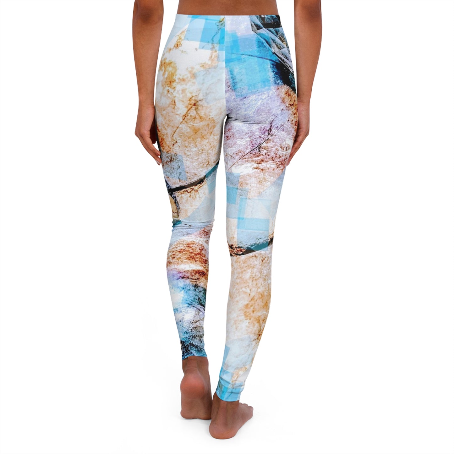 Crystal Clear:  Women's Casual Spandex Leggings (AOP)