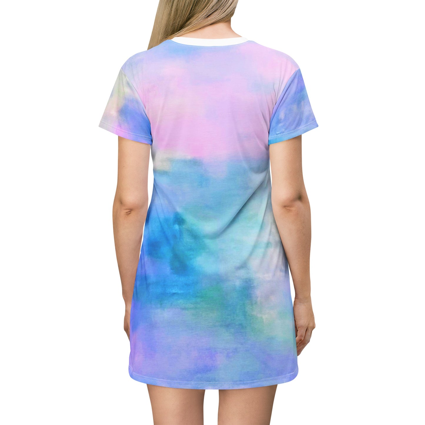 Pastel Air:  T-Shirt Dress (AOP)