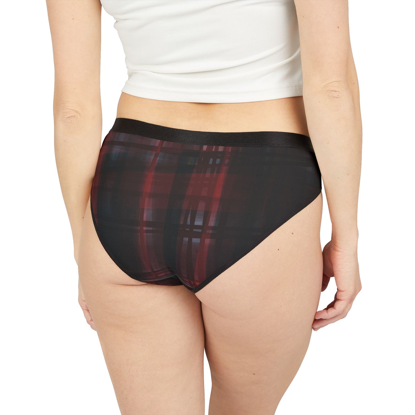 Mechelle:  Stylish Women's Underwear - Chic Plaid Design for Comfort & Confidence