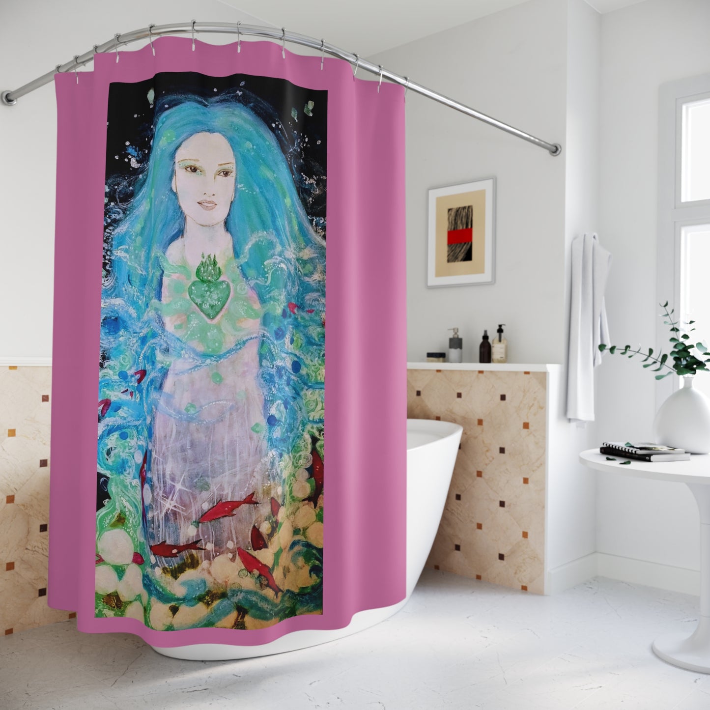 Waterfall Nymph: Polyester Shower Curtain