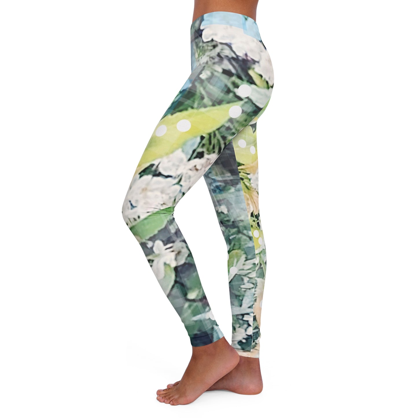 Blossomi:  Women's Casual Spandex Leggings (AOP)