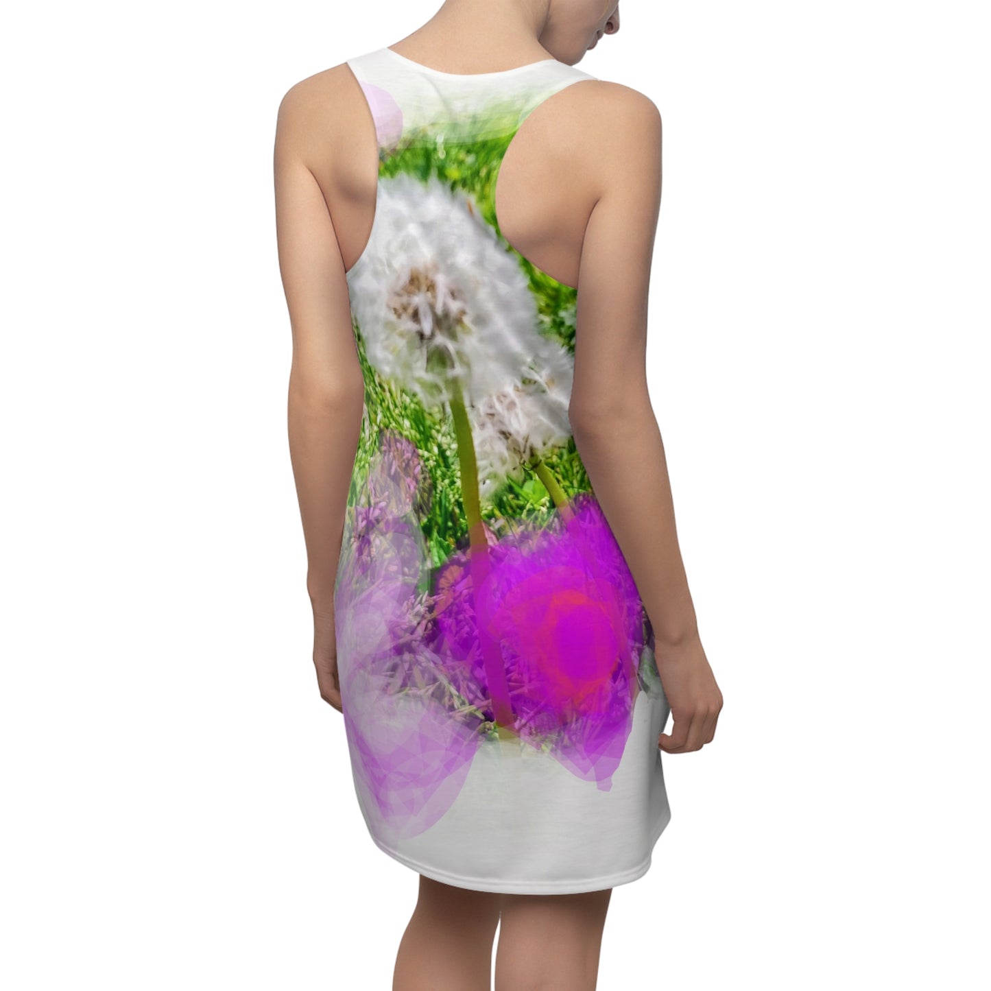 Luvvy Duvvy:  Women's Cut & Sew Racerback Dress (AOP)