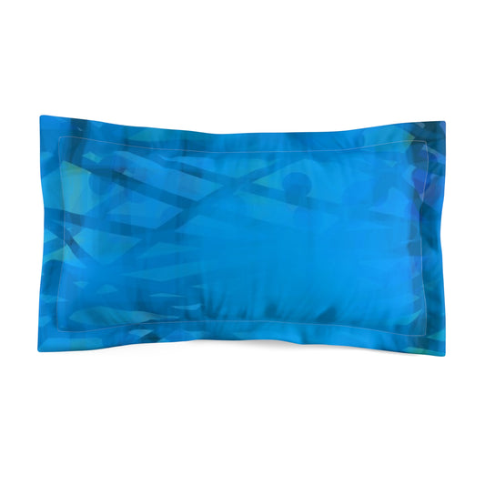 Carmen I:  Vibrant Abstract Microfiber King Pillow Sham - Refresh Your Bedroom Decor