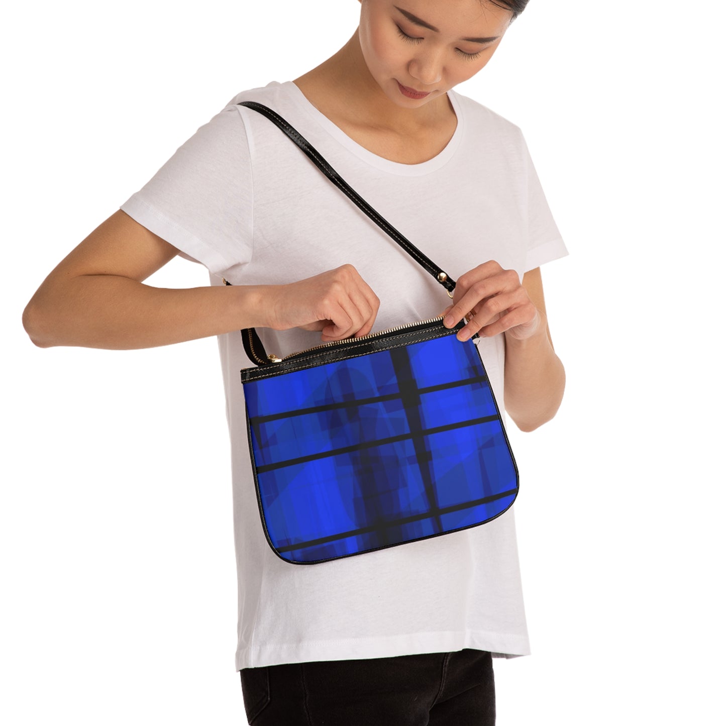 Crazy Sapphire:  Chic Small Shoulder Bag - Stylish Crossbody Purse, Everyday Use, Fashion Accessory, Gift for Her, Night Out Bag