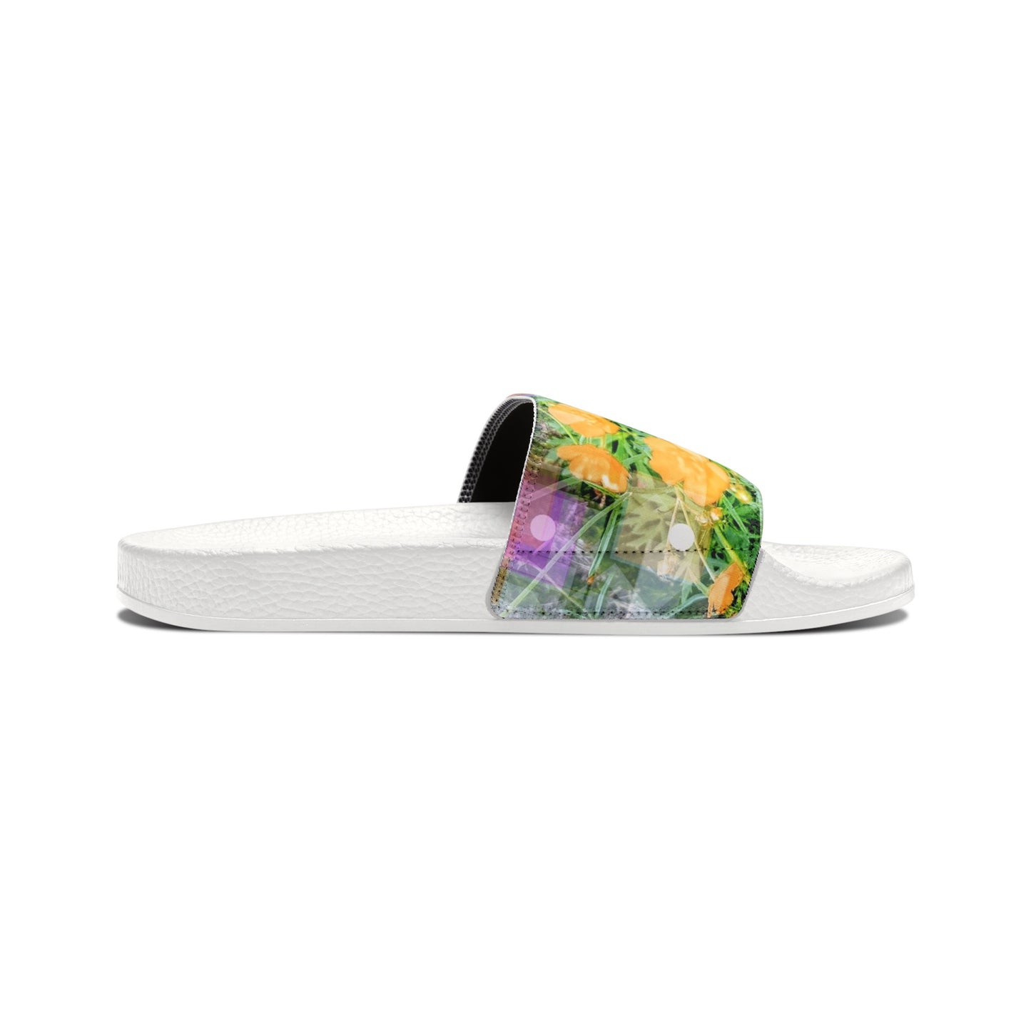 Buttercup feelings:  Youth PU Slide Sandals